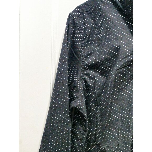 Denim & Flower Mens Black Polka Dot Long Sleeve Button-Down Shirt Size L - Picture 6 of 13